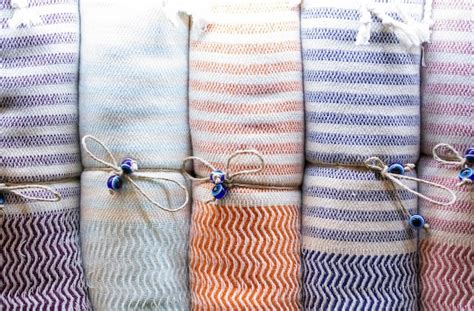 Premium Photo Colorful Turkish Bath Towels Known As Hamam Pestemal In