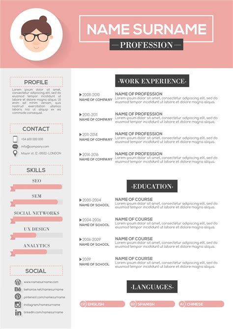 Each of our professional editable templates contains placeholder information to inspire you when writing your own curriculum vitae. 16 Contoh CV Simple dan Menarik - MarsalBerbagi