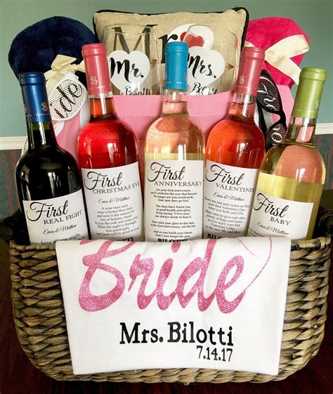 5 Bridal Shower Wine Labels First Etsy Bridal Shower Wine Bridal