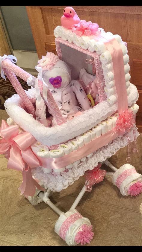 Unusual {different from others of the same type in a way that is surprising, interesting, or attractive}. Pin on Unique baby shower diaper Stroller DIY