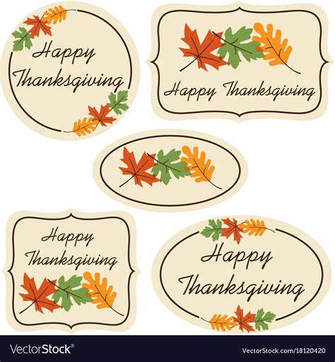 Thanksgiving Printable Labels