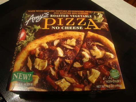 Product Review Amys Roasted Vegetable No Cheese Pizza