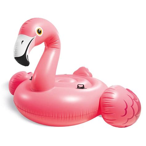 Intex 57288ep Giant Inflatable 80 Inch Mega Flamingo Island Ride On