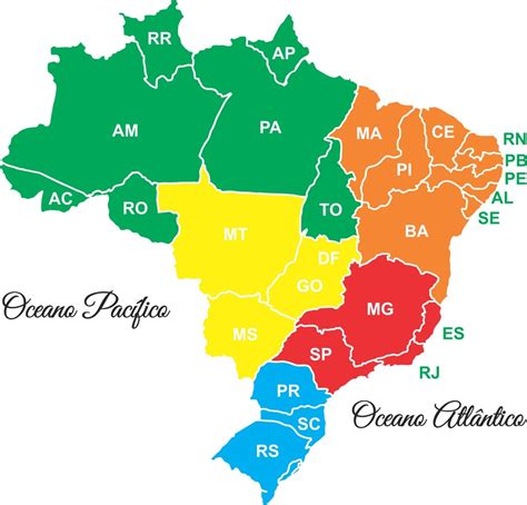 Adesivo Parede Mapa Brasil Estado Mapa 18 Metro Decoração R 29000