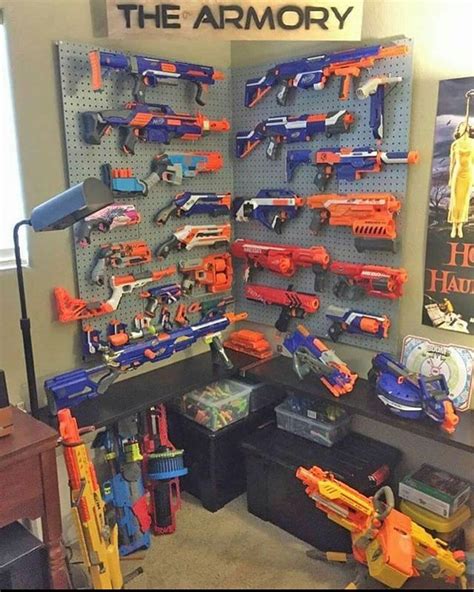 Wall control pegboard organizers have become very popular for organizing nerf guns and nerf blasters. For the boy.... for the kids... get outta here with that ...