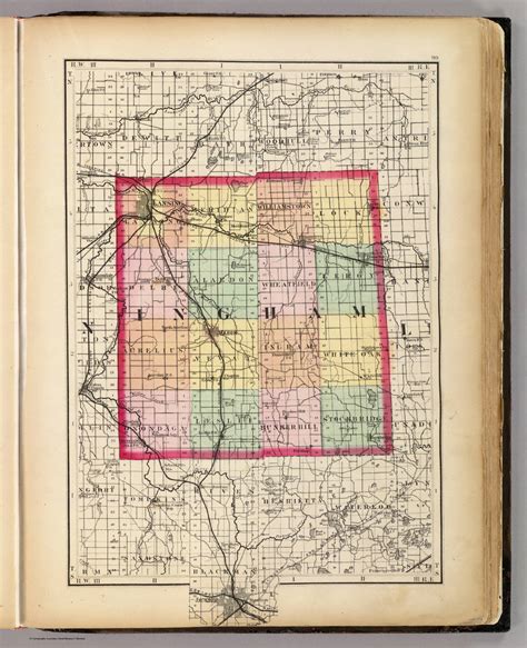 Map Of Ingham County Michigan David Rumsey Historical Map Collection