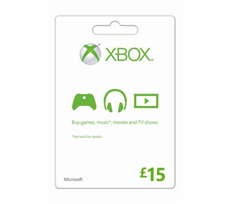 Check spelling or type a new query. MICROSOFT Xbox Live Gift Card - £15 Deals | PC World