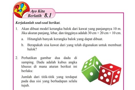 Kunci Jawaban Matematika Kelas Halaman Nomor Ayo Berlatih Luas