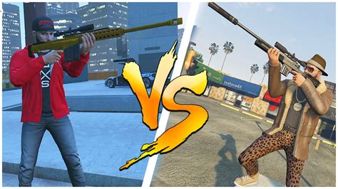 Gta V Online Sniper Vs Sniper Desafio Hard Youtube