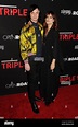 Leopold Ross, Ioanna Gika attending the "Triple 9" Los Angeles Premiere ...