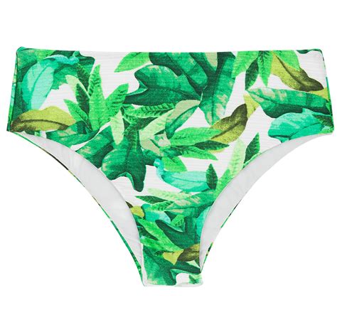 green high waisted bikini bottom bottom folhagem hot pant rio de sol