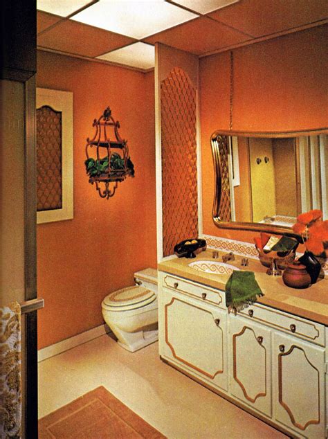 Remarkably Retro 70s Home Decor Retro Bathrooms 70s Interior