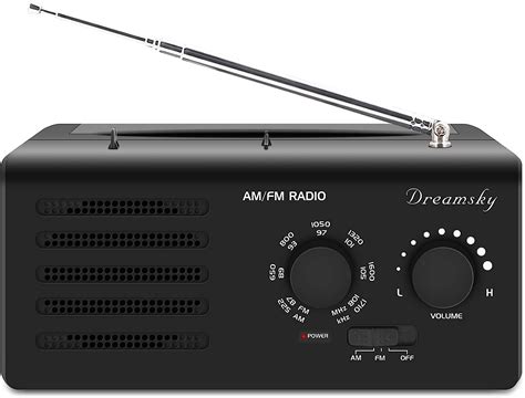 Dreamsky Am Fm Radio Portable With Great Reception Ac Outlet Powered D