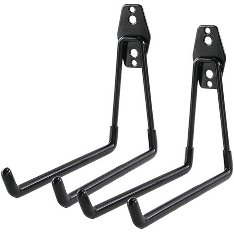 Heavy Duty Garage Storage Utility Hooks For Ladders And Tools Wall Mount Garage Hanger