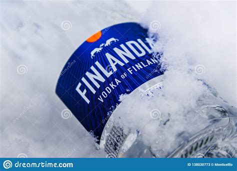 An object that will greatly. Bottle of Finlandia vodka editorial stock photo. Image of ...
