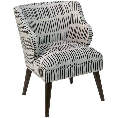 Bringing A Pop Of Style With Black And White Accent Chairs Dhomish