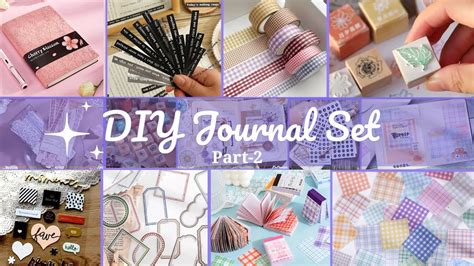 Part 2 Diy Journal Set How To Make Journal Set At Home Diy Journal