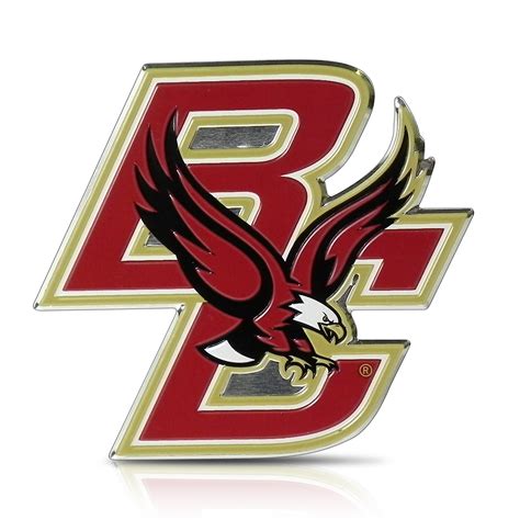 Fanmats 60515 Boston College Embossed Color Emblem Bc And Eagle Logo