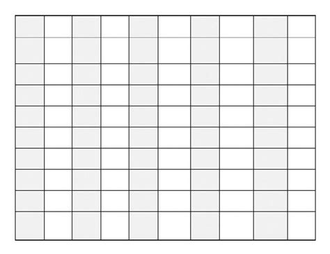 Blank Number Chart 1 100 Worksheets 101 Printable Printable Chore