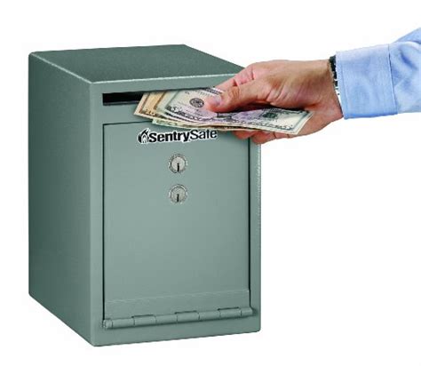 Sentrysafe Depository Safe Medium Dual Key Lock Money Safe With Drop