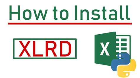 How To Install Xlrd In Python With Example To Read Excel Files In Python Code Jana Youtube