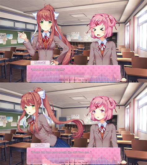 A Normal Conversation Between Monika And Natsuki Rddlccirclejerk