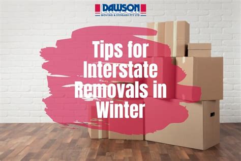 Winter Moving Tips Dawson Moving And Storage