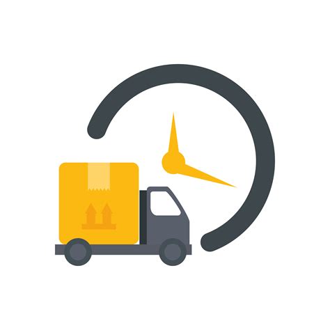 Delivery Service With Truck Transportation Isolated Icon 3170797 Vector