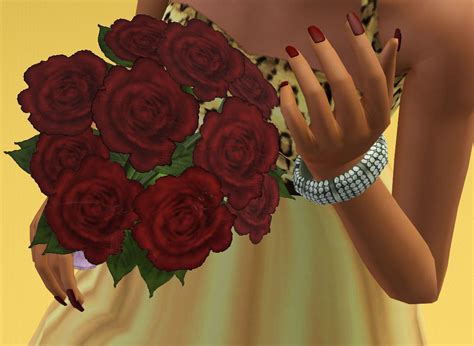 Mod The Sims Accessory Flower Bouquet