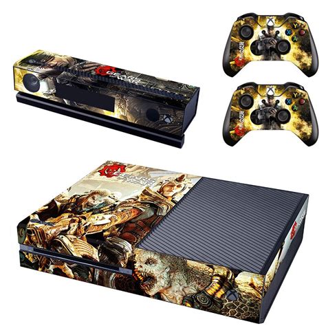 Vinyl Cover Skin Sticker For Xbox One And Kinect And 2 Controller Skins For