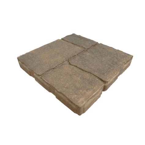 Oldcastle 1575 In X 1575 In X 2 In 4 Cobble Tan Charcoal Concrete