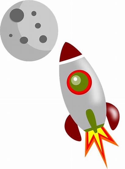Gambar Roket Terkeren Kartun Astronot Pixabay Bulan