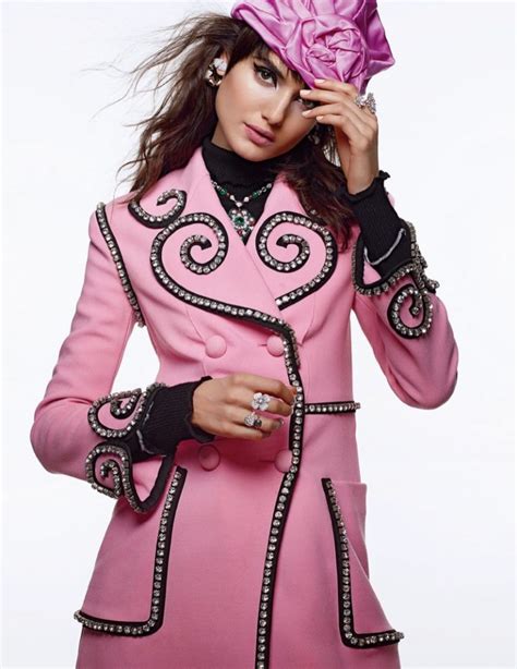 Blanca Padilla Rosy Looks Fashion Editorial Vogue Arabia