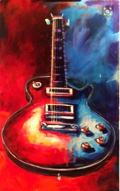 Pin By María Cecilia Miles On Paints Ideas Guitar Art Painting