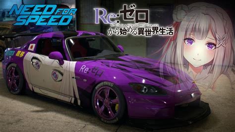 Emilia Rezero Anime Wrap Need For Speed Need For Speed Anime Wrap