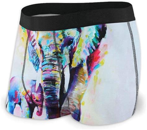 Amazon Com Exs Qsw Elephant Men S Boxer Brief Underwear Breathable