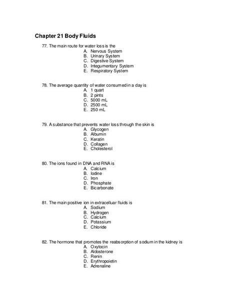 Anatomy And Physiology 2 Final Exam Questions And Answers Anatomical