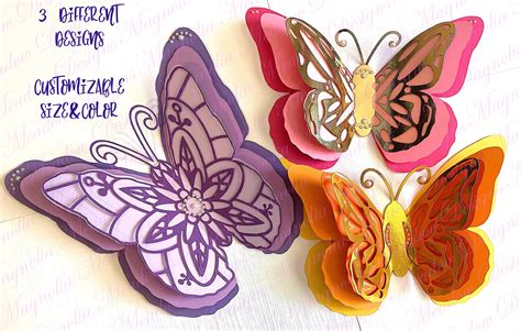 Butterfly SVG Butterfly Cake Topper Butterfly Birthday | Etsy