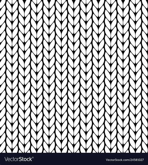 Knitting Pattern Texture Seamless Royalty Free Vector Image Fabric