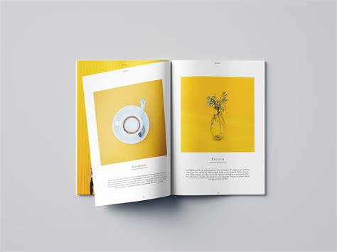 Free Minimal Magazine Template 24 Pages