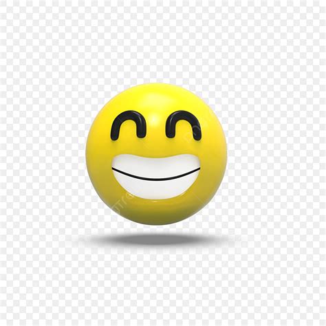 D Render Cara Sonriente Emoji Png Emoticon Dibujos Animados Cara My