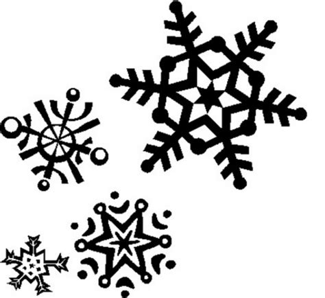 Free Snowflake Silhouette Cliparts Download Free Snowflake Silhouette