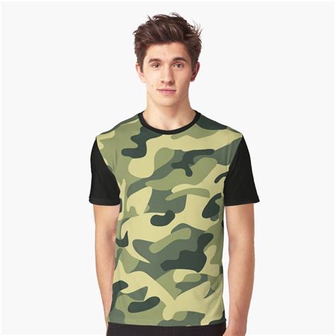 Camouflage T Shirt By Theartism Redbubble Camo Camouflage