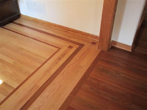 Hardwood Borders Brazilian Cherry Floor On One Side Brazilian Cherry