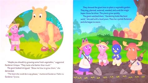 The Backyardigans And The Beanstalk Storybook For Kids Youtube
