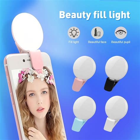 Buy Usb Charging Mini Selfie Fill Light Led Flash Selfie Ring Light For Camera Phone At