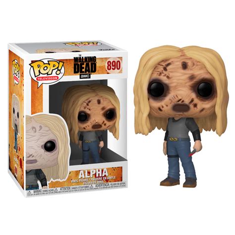 Funko Pop The Walking Dead Alpha With Mask 890 Loja Dos Pops