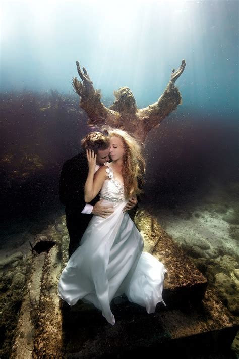 The Amazing Story Behind These Romantic Underwater Wedding