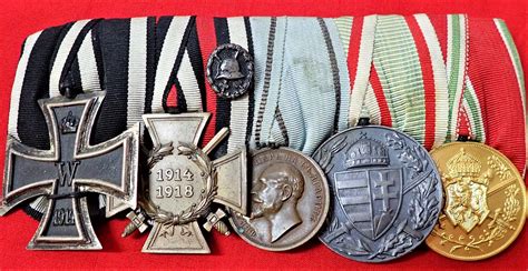 Sold Price Ww1 Imperial German Medal Bar Of 5 Awards Invalid Date Awst