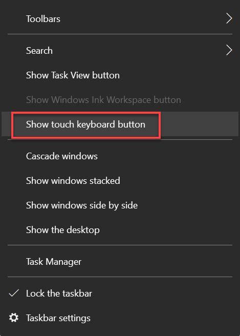How To Enable The Virtual Keyboard In Windows 10